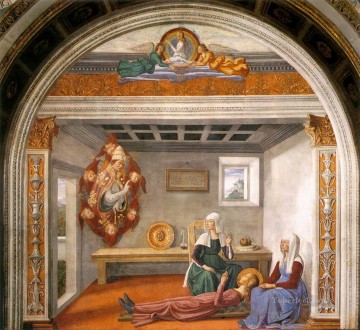 ドメニコ・ギルランダイオ Painting - セント・フィナ・ルネサンス・フィレンツェのドメニコ・ギルランダイオ氏の訃報